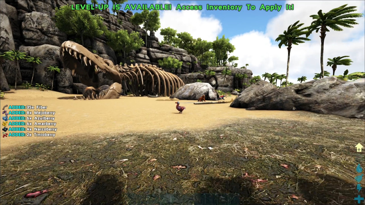 Ark Ragnarok - SurvivorDK Day 1: Blue the Moschops on Viking Bay Beach