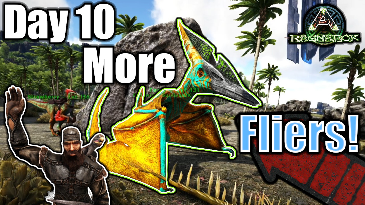 Taming another Pteranodon and a Phiomia!